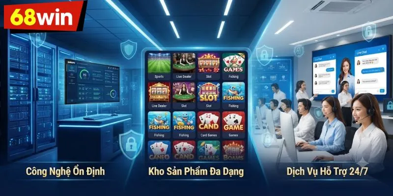 Ưu điểm nổi bật của 68WIN